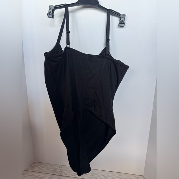 Popilush Corset Bodysuit for Women Tummy Control Shapewear Cowl Neck Tops Thong - Picture 9 of 10